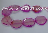 CNG2790 15.5 inches 30*40mm - 40*55mm freeform agate beads