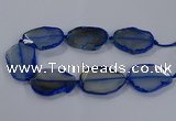 CNG2793 15.5 inches 30*40mm - 40*55mm freeform agate beads