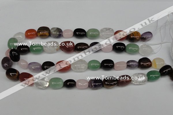 CNG28 15.5 inches 12*17mm nuggets mixed gemstone beads