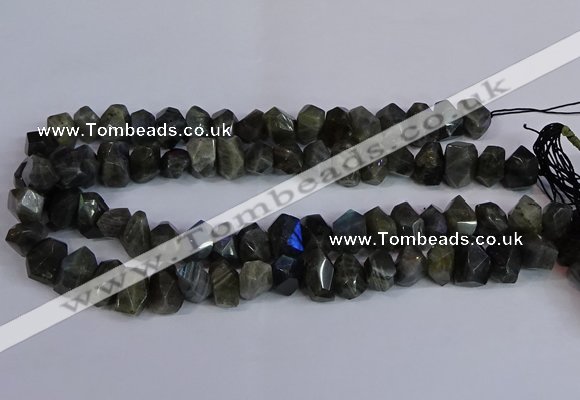 CNG2830 15.5 inches 10*14mm - 13*18mm faceted nuggets labradorite beads