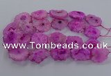 CNG2848 15.5 inches 30*40mm - 45*50mm freeform druzy agate beads