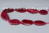 CNG2952 15.5 inches 25*35mm - 30*50mm freeform agate beads