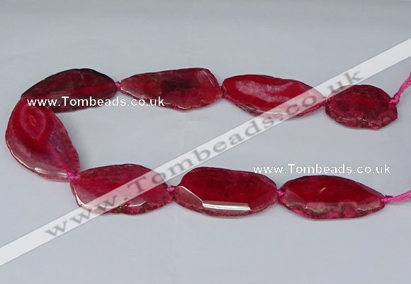 CNG2952 15.5 inches 25*35mm - 30*50mm freeform agate beads