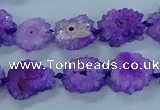 CNG2967 15.5 inches 8*10mm - 15*18mm freeform druzy agate beads