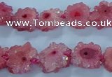 CNG2969 15.5 inches 8*10mm - 15*18mm freeform druzy agate beads