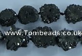 CNG2973 15.5 inches 8*10mm - 15*18mm freeform druzy agate beads