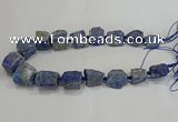 CNG3009 15.5 inches 15*20mm - 22*30mm nuggets lapis lazuli beads