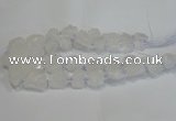 CNG3015 15.5 inches 15*20mm - 22*30mm nuggets white crystal beads