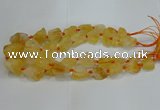 CNG3017 15.5 inches 15*20mm - 22*30mm nuggets citrine beads