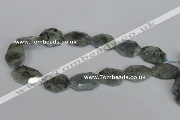 CNG302 15.5 inches 22*30mm faceted nuggets labradorite gemstone beads