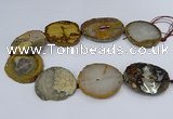 CNG3030 15.5 inches 35*40mm - 45*50mm freeform druzy agate beads