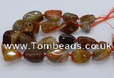 CNG3046 25*30mm - 30*40mm nuggets agate gemstone beads