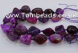 CNG3047 25*30mm - 30*40mm nuggets agate gemstone beads