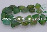 CNG3051 25*30mm - 30*40mm nuggets agate gemstone beads