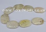 CNG3073 15.5 inches 30*45mm - 35*50mm freeform chrysanthemum agate beads