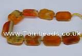 CNG3080 15.5 inches 30*40mm - 35*45mm freeform agate beads