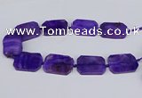 CNG3081 15.5 inches 30*40mm - 35*45mm freeform agate beads