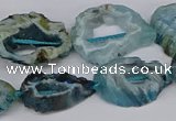 CNG3114 15.5 inches 13*18mm - 18*25mm freeform druzy agate beads