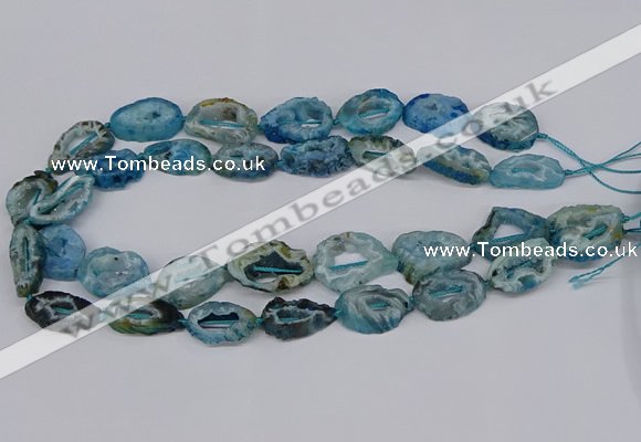 CNG3114 15.5 inches 13*18mm - 18*25mm freeform druzy agate beads