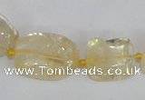 CNG313 15.5 inches 10*14mm – 15*20mm nuggets citrine gemstone beads