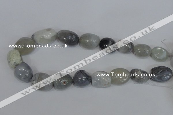 CNG315 15.5 inches 18*22mm nuggets botswana agate beads wholesale