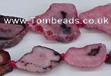 CNG3169 15.5 inches 15*20mm - 25*30mm freeform druzy agate beads