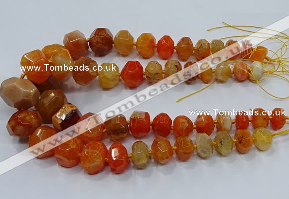 CNG3175 15.5 inches 12*16mm - 25*30mm nuggets agate beads