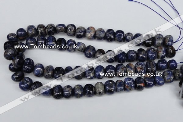 CNG32 15.5 inches 11*15mm nuggets sodalite gemstone beads