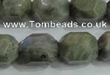 CNG320 15.5 inches 15*20mm faceted nuggets labradorite gemstone beads