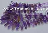 CNG3207 10*25mm - 12*45mm faceted nuggets ametrine beads