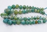 CNG3232 15.5 inches 12*16mm - 25*30mm nuggets agate beads