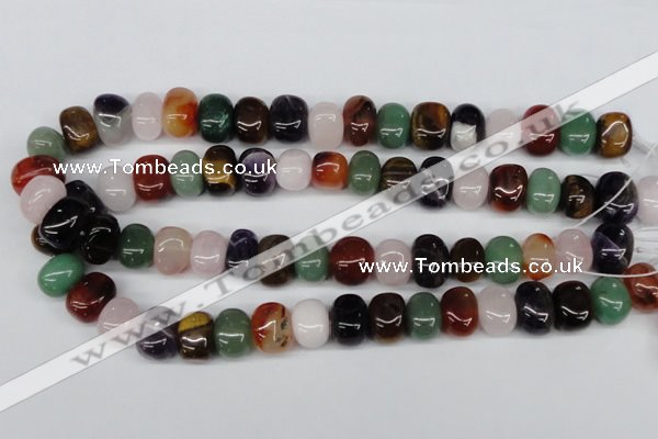 CNG34 15.5 inches 11*15mm nuggets mixed gemstone beads