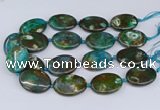 CNG3453 15.5 inches 30*40mm oval dragon veins agate beads