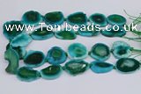 CNG3457 15.5 inches 20*30mm - 30*40mm freeform agate beads