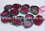 CNG3462 15.5 inches 35*40mm - 45*55mm freeform agate beads