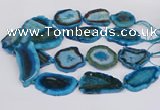 CNG3490 15.5 inches 35*40mm - 45*55mm freeform agate beads