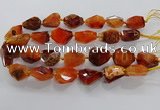 CNG3508 15.5 inches 15*20mm - 18*25mm faceted nuggets agate beads