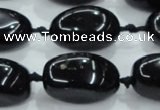 CNG352 15.5 inches 15*20mm - 20*35mm nuggets obsidian beads