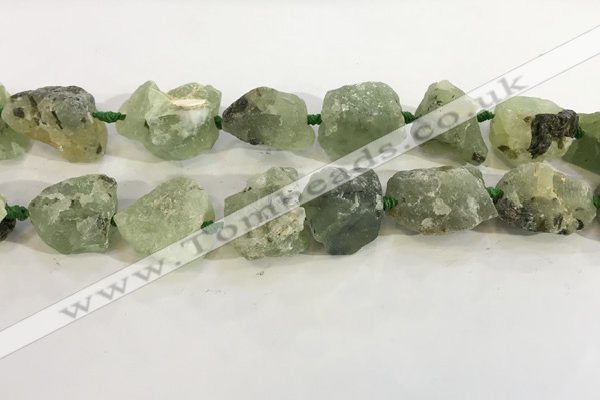 CNG3564 15.5 inches 18*20mm - 25*30mm nuggets rough prehnite beads