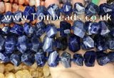 CNG3612 15.5 inches 13*20mm - 15*24mm faceted nuggets sodalite beads