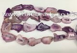 CNG3637 15.5 inches 22*30mm - 30*40mm freeform druzy agate beads