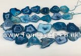 CNG3641 15.5 inches 22*30mm - 30*40mm freeform druzy agate beads