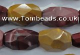 CNG371 15.5 inches 20*25mm faceted nuggets mookaite beads