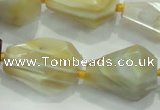 CNG377 15.5 inches 15*20mm – 25*30mm faceted nuggets agate beads