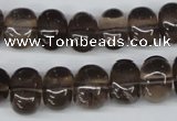 CNG38 15.5 inches 11*15mm nuggets smoky quartz gemstone beads