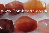 CNG391 15.5 inches 13*18mm – 18*24mm faceted nuggets agate beads