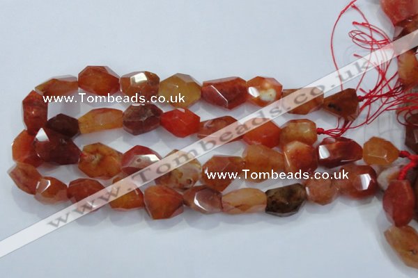 CNG392 15.5 inches 18*20mm – 22*25mm faceted nuggets agate beads