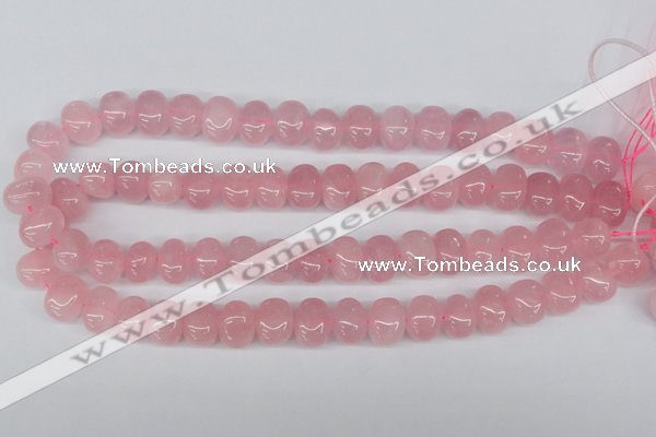 CNG41 15.5 inches 11*15mm nuggets rose quartz gemstone beads