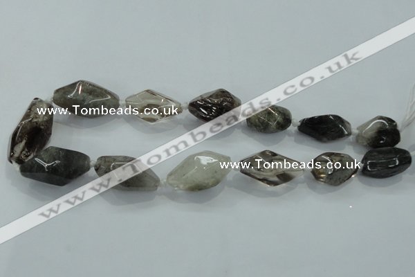 CNG410 15.5 inches 15*20mm - 20*35mm nuggets quartz beads