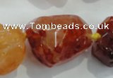 CNG414 15.5 inches 18*20mm - 28*40mm nuggets agate gemstone beads